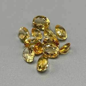14.92 Carat Citrine Mixed Cut - Various Color, Size & Shape Assorted Lot of Loose Stones