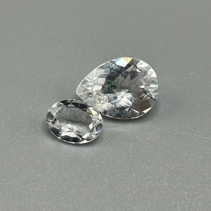 5.60 Carat Quartz Mixed Cut - Set of 2 Loose Stones