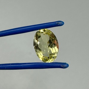 5.60 Carat Lemon Yellow Quartz Faceted Oval Cut