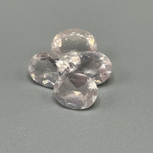 10.91 Carat Rose Quartz Mixed Cut - Assorted Set of 4 Loose Stones