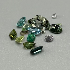 8.20 Carat Various Tourmaline, Quartz, Etc. Mixed Cut - Assorted Color, Size, Species & Shape Lot of Loose Stones