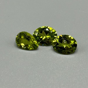 4.52 Carat Peridot Mixed Cut - Set of 3 Loose Stones