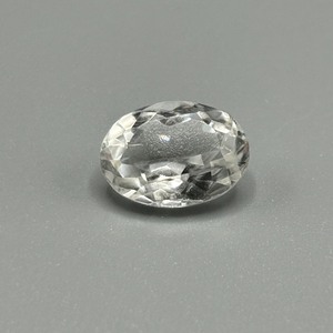 5.79 Carat Rock Crystal Colorless Quartz Faceted Oval Cut
