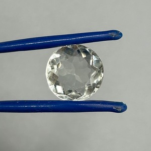 7 Carat Light Green Prasiolite Quartz Faceted Round Cut
