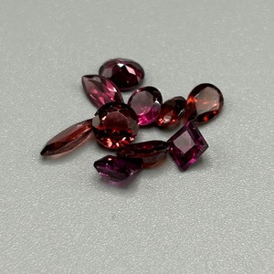 4.37 Carat Garnet Mixed Cut - Assorted Size & Shape Lot of Loose Stones
