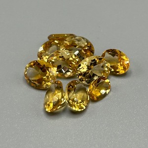15.37 Carat Citrine Mixed Cut - Various Size & Shape Assorted Lot of Loose Stones