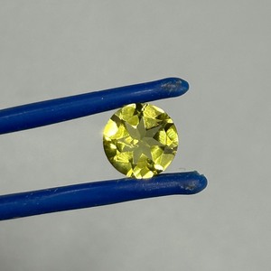 1.77 Carat Yellow Lemon Quartz Faceted Round Cut