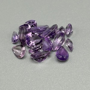 13 Carat Amethyst Mixed Cut - Various Size & Shape Assorted Lot of Loose Stones