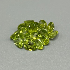 12.90 Carat Peridot Mixed Cut - Various Size & Shape Assorted Lot of Loose Stones