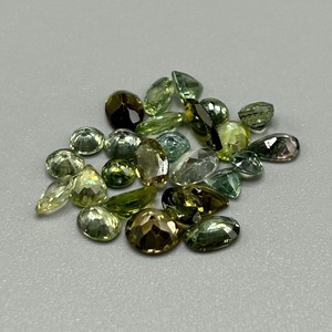 10.51 Carat Diopside, Quartz, Etc. Mixed Cut - Various Species, Color, Size & Shape Assorted Lot of Loose Stones