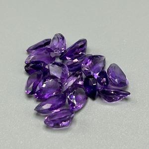 14.28 Carat Amethyst Mixed Cut - Various Size & Shape Assorted Lot of Loose Stones