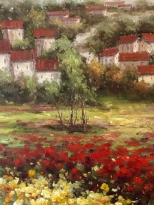 lot 4 image: Framed Original Oil on Canvas Floral Painting