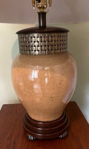 lot 60 image: Frederick Cooper Llosa Table Lamp