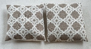 lot 100A image: Three Accent Pillows