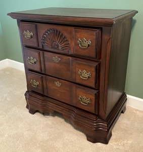 lot 24 image: Charming Cherrywood Nightstand