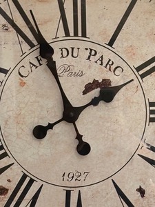 lot 74 image: Cafe Du Parc Dcorative Wall Clock