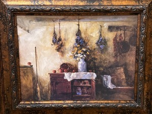 lot 95 image: Beautiful Framed Textured Print