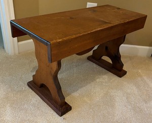 lot 153 image: Vintage Wooden Bench