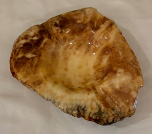 lot 165 image: Genuine Alabaster Ashtray