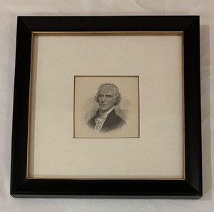 lot 167 image: Presidents Jefferson and Adams Framed Prints