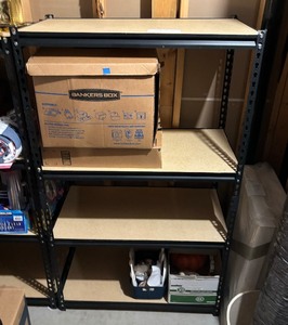 lot 175 image: Metal Storage Shelf #1