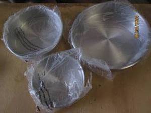 3 new cake pans...
