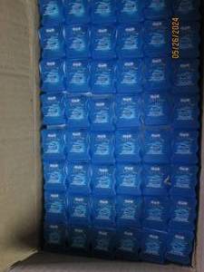 case of 144 oral B satin floss...