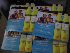 6 2packs of neutrogena beach defense 60 sunscreen