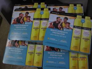 6 2packs of neutrogena beach defense 60 sunscreen