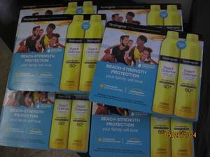 6 2packs of neutrogena beach defense 60 sunscreen