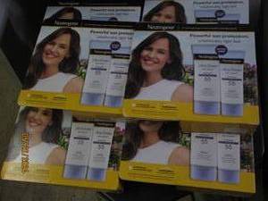 62 packs of neutrogena ultra sheer dry touch spf 55 sunscreen