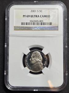 2001 S 5C NGC Graded PF 69 Ultra Cameo