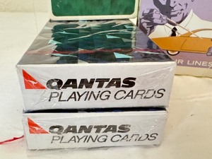 lot 168 image: Selection of Vintage Airline Playing Cards including Vintage Qantas, Pan Am, Delta and More Playing Cards