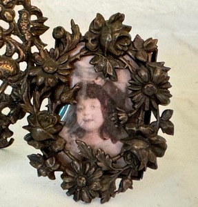 lot 166 image: Two Vintage Silver Colored Frames