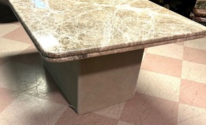 lot 187 image: Contemporary Style Marble Top Coffee Table