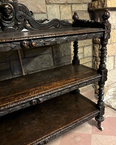 lot 26 image: Antique Victorian Sideboard  Server