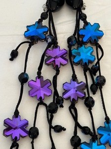 lot 226 image: Sparkly and Dangle Snowflake Earrings