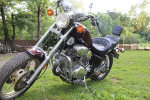 1988 Yamaha Virago V-Twin 1100 24,500 miles in great condition for its age runs and drives