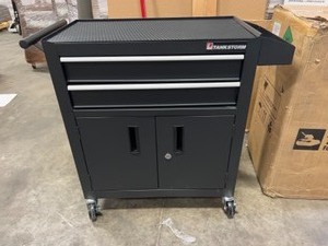 lot 20 image: New in Box - Tool Chest Light Duty Cart Steel Rolling Tool Box with Lockable Doors