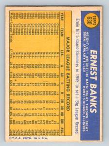 lot 8D image: 1970 Topps Ernie Banks #630 - Tough Semi-High # - Vintage Baseball Card