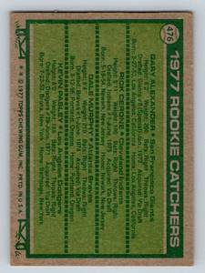 lot 10D image: Dale Murphy RC 1977 Topps #476 Rookie Catchers Vintage Baseball Card