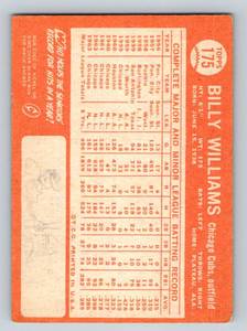 lot 21D image: 1964 Topps Billy Williams #175 Vintage Baseball Card