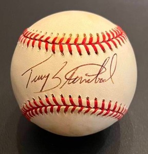 lot 14H image: Terry Steinbach Signed OALB Budig Rawling Baseball