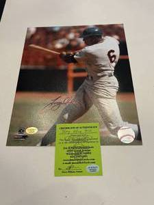 lot 39B image: Tony Oliva Signed 8x10 Photo with COA Minnesota Twins Baseball
