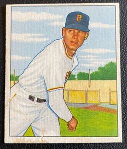 lot 64A image: 1950 Bowman Harry Gumbert #171 Vintage Baseball Card