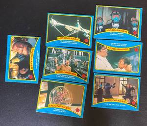 lot 20F image: Lot of 180 Various Vintage Cards - James Bond, KISS, Drag Racing, Truckin, Welcome Back Kotter