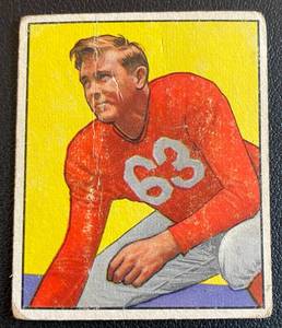 lot 22A image: 1950 Bowan William Blackburn #56 Vintage Football Card