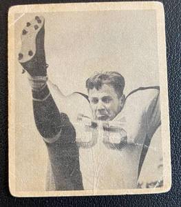 lot 28A image: 1948 Bowan Joe Muha #97 Vintage Football Card