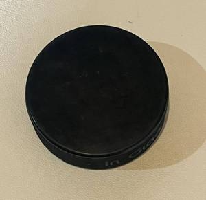 lot 57B image: Ken Morrow Signed Official USA Hockey Puck - Inscribed 1980 Gold Team USA Hockey Olympics Miracle on Ice