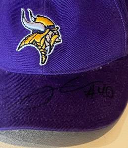 lot 59B image: Jim Kleinsasser Signed Minnesota Vikings Football Hat